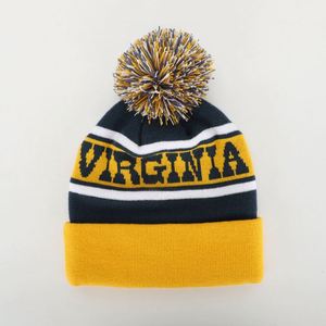 Wholesale OEM Custom High Quality Acrylic <b>Winter</b> <b>Cap</b> Warm Ski Hat Jacquard Fisherman Knitted Woven Label Logo Pom Pom Common - Product Image 2