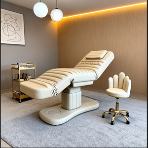 <b>Electric</b> Modern Beauty Salon Facial Massage Bed with 3 Motor Bedroom Use Commercial Salon Furniture - Product Image 3