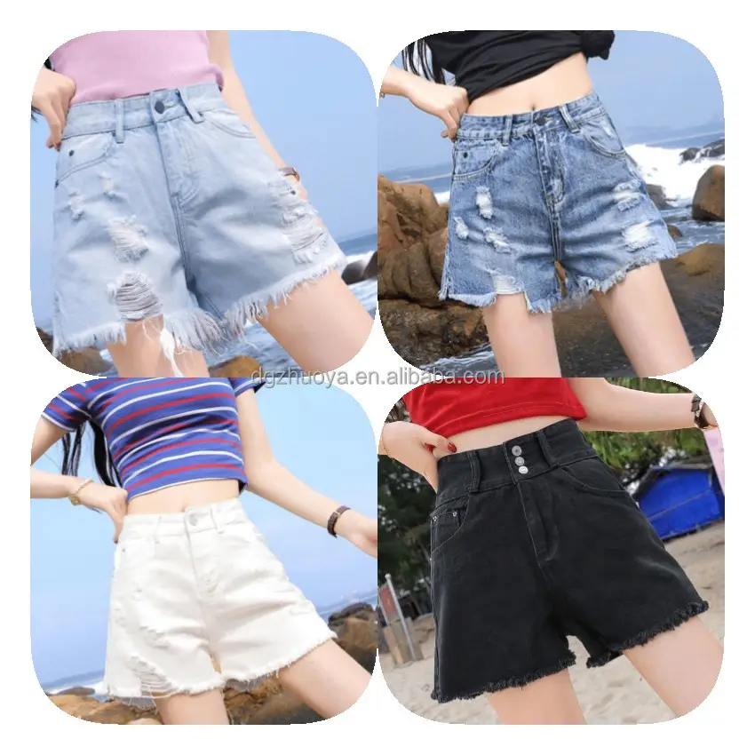 Korean Style Denim Shorts Women's Short Jeans 2022 New Summer Wide Leg Pants A- Line Shorts