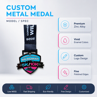 Médailles de marathon personnalisées en métal 5K 10K, médailles de récompense professionnelles pour événements sportifs, fabrication en émail souple, prix d'usine, service OEM