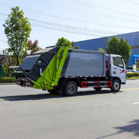 Camion compacteur compact Chengli Dongfeng Duolika 6m³ 6700*2050*2620mm pour la gestion des déchets dans les rues étroites