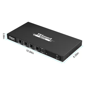 TESmart 4x4 4k HDMI 매트릭스 홈 오디오 비디오 HDMI 믹서 4 in 4 out HDMI 매트릭스 HDTV 모니터 HDTV