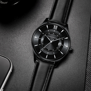 HANNAH MARTIN <b>Watch</b> Factory Custom Stainless Steel <b>Watch</b> <b>Case</b> Leather Wristwatch Private Label Premium Sports <b>Watches</b> for Men - Product Image 3