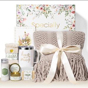 Coffrets de soins et paniers-cadeaux pour femmes - Ensembles de spa en coton personnalisés pour les anniversaires, Noël et les occasions de récupération rapide - Product Image 2