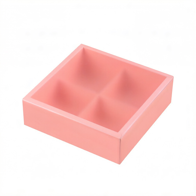 Rose avec couvercle givré