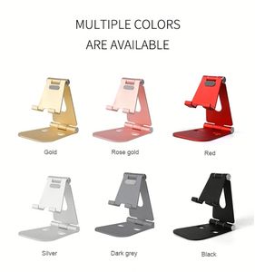 Hot Selling 360 Degree Rotatable Mobile Phone Holder Adjustable Aluminum Phone Stand <b>Tablet</b> Stand for Phones - Product Image 5