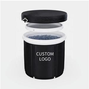 Greatsup OEM ODM Inflatable Portable Ice Bath Tub Pvc Plastic Luxury Foldable Bath Tub Ice Bath Pod Cold Plunge Tub for Sale