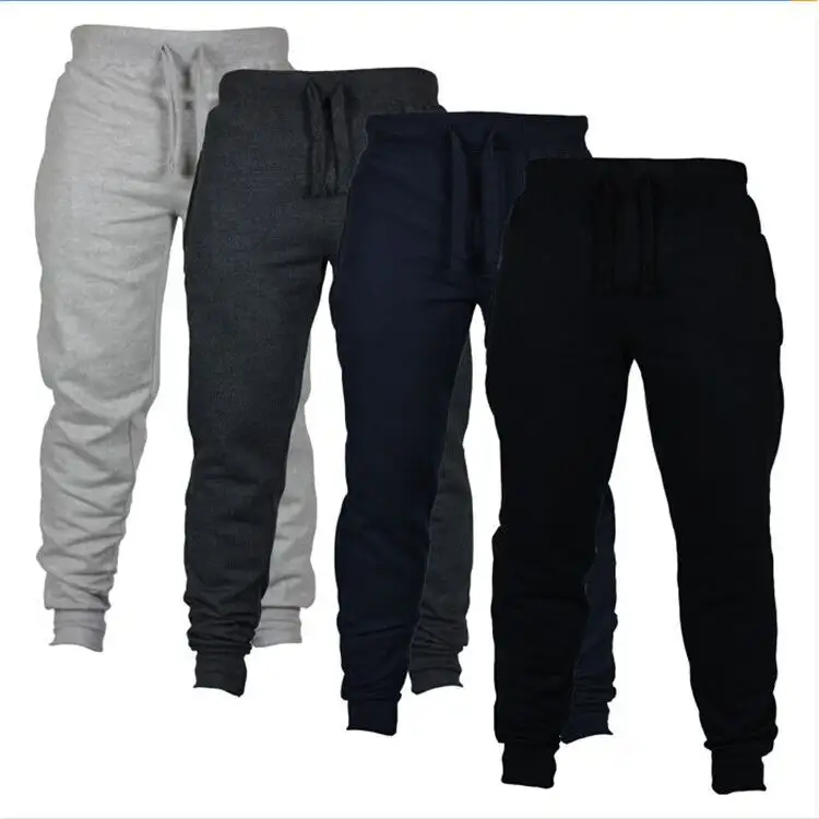 Best Selling Breathable Casual Work Slim Fit Summer High Quality Fitness Training Men's Trousers