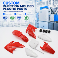 Pièces en plastique personnalisées, pièces et accessoires pour motos, moulage par injection plastique OEM, pièces CNC personnalisées