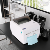 Imprimante d'étiquettes d'expédition haute vitesse 127 mm/s 4x6, imprimante thermique de codes-barres 110 mm avec prise en charge de l'impression sans fil BT, WiFi, LAN et Cloud