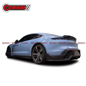 ชุดแต่งคาร์บอนไฟเบอร์แบบแห้งสไตล์ MSY สำหรับ Porsche Taycan ประกอบด้วยลิ้นหน้า กระจังหน้า ฝาครอบกระจกมองข้าง สเกิร์ตข้าง ดิฟฟิวเซอร์หลัง สปอยเลอร์หลัง - Product Image 2