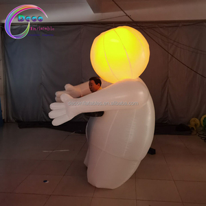 Disfraces Divertidos de Halloween <span class=keywords><strong>para</strong></span> Hombre y <span class=keywords><strong>Mujer</strong></span>, Disfraces Inflables de Muñeca Rosa, Trajes Divertidos y Gordos - Product Image 5