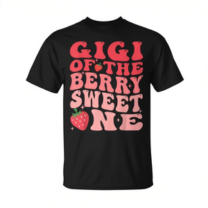 Camiseta de fresa para el primer cumpleaños de Gigi Of The Berry Sweet One - Product Image 2