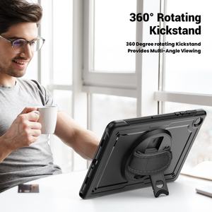 เคสป้องกันแบบแบนพร้อมขายึดหมุนได้ ลายรังผึ้ง ป้องกันการตกกระแทกและงอได้ สำหรับ Samsung Tab A9 Plus - Product Image 5