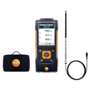 Nuevo Instrumento de Medición de Velocidad del Aire y Calidad del Aire Interior Testo 440dp, Incluye Sensor Diferencial 0560 4402 - Product Image 1