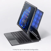 Nueva Laptop 2 en 1 Intel de 13.3 Pulgadas, 12GB RAM, 512GB SSD, Pantalla Táctil, Windows 11, Teclado Magic, para Negocios