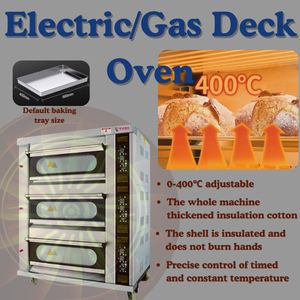 เตาอบเบเกอรี่อุตสาหกรรม 3 ชั้น <span class=keywords><strong>6</strong></span> ถาด พร้อมตัวตั้งเวลาแบบตั้งโปรแกรมได้ ควบคุมด้วยระบบดิจิตอล ความจุขนาดใหญ่ สำหรับใช้งานเชิงพาณิชย์ - Product Image 6