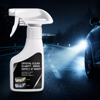 Nettoyant et Rénovateur de Phares de Voiture : Éliminateur de Rayures, Nettoyant Anti-Buée, Réparateur d'Oxydation, Revêtement UV, Liquide de Restauration de Phares