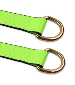 Sangle de remorquage en polyester de 2 pouces x 8 pieds pour remorque de <span class=keywords><strong>voiture</strong></span>, chariot de remorquage avec sangle de fixation de roue et <span class=keywords><strong>anneau</strong></span> en <span class=keywords><strong>D</strong></span> - Product Image 5