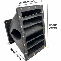 Bocina de Guía de Ondas Estilo Nuevo con Difusor Line Array y Garganta de 2 Pulgadas para Driver de Altavoz