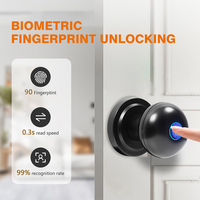 Tuya App électronique maison empreinte digitale appartement intelligent sécurité Intelligent poignée intelligente serrure boule bouton