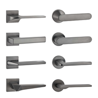 Poignée de porte Yali profilée et épurée en alliage de zinc, orientation droite, garantie 1 an, pour boutique de détail
