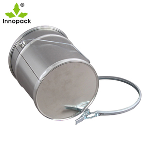 Seau métallique de <span class=keywords><strong>10</strong></span> <span class=keywords><strong>litres</strong></span> / Bidon en fer / Baril en acier avec couvercle à anneau de verrouillage - Product Image 6