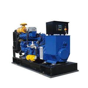 Generador de turbina de gas de 80kw, generador de gas natural de 100kva, genset, a la venta