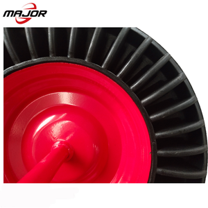 Ruedas de caucho macizo <span class=keywords><strong>con</strong></span> llanta de acero y de <span class=keywords><strong>eje</strong></span> para <span class=keywords><strong>carretilla</strong></span> de la fábrica de china - Product Image 3