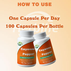 OEM ขายดี - ปรับแต่งได้ - พริกไทยแดง (Capsicum Annuum) 500 มก. - สมุนไพรเสริมสุขภาพ - 100 แคปซูลผัก - ช่วยระบบย่อยอาหารให้แข็งแรง - Product Image 3