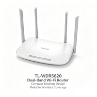Routeur WiFi 5 TP-Link TL-WDR5620 AC1200 d'occasion Xinsuhang, double bande 2,4 GHz 5 GHz, micrologiciel anglais, RJ45 pour la maison