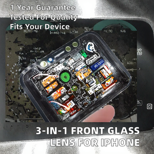 Pantalla Frontal de Vidrio con Marco y Película OCA 3 en 1 para Modelos X/XS Max/XR/11/11 Pro/12/12 Pro/Pro Max/13/13 Pro/14/15, 1 Año de Garantía - Product Image 2