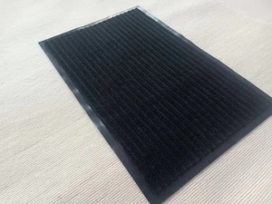<span class=keywords><strong>Polyester</strong></span> đôi sọc gân bề mặt thảm với chống trượt PVC ủng hộ chùi chân cho nhà bên ngoài lối vào - Product Image 5