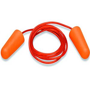 Tapones para los Oídos Desechables con Cable Elvex Uni-Fit EP-153, Forma de Bala, Inserción a Presión, Cancelación de Ruido de 32dB, Protección Suave y Ligera - Product Image 1