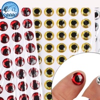 Yeux de poisson de taille commune 3D 3/4/5/6/7/8/9/10/11/12 /13/14mm ~ 20mm yeux de poisson fabricants fournissent des yeux de poisson Pesca appât OEM Stock yeux de poisson