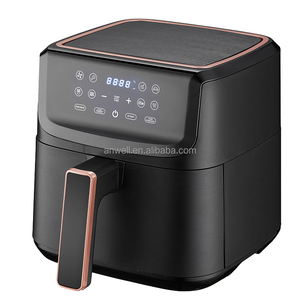ANWELL Hot Selling 5L /6L/8L Air Fryer LED Touch Screen <strong>Airfryers</strong> 8 Preset Menus 304 Heating Tube Household Air Fryer OEM ODM - Product Image 4