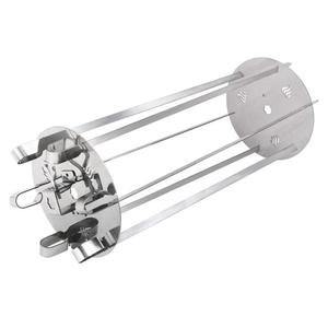 Sistema giratorio <span class=keywords><strong>de</strong></span> acero inoxidable para brochetas, utensilio <span class=keywords><strong>de</strong></span> Metal para parrilla - Product Image 1