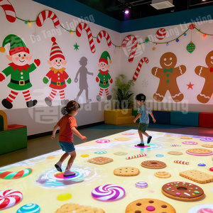 Factory Price Multi Player Immersive Interactive Floor <b>Projector</b> 80 Games <b>3D</b> AR Projection Indoor Playground Children Fun Zone - Product Image 3