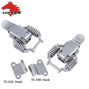 Cierre de seguridad tipo S y anillo desplegable con pestillo de palanca - Product Image 1
