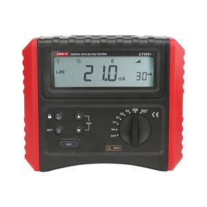 เครื่องทดสอบ RCD ดิจิตอล UT586+ สำหรับตรวจสอบการทำงานของอุปกรณ์ป้องกันไฟรั่วแบบเฟสเดียวและสามเฟส - Product Image 1