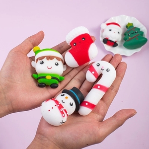 6 modèles de jouets anti-stress amusants de Noël, jouets en TPR souples et moelleux, jouets originaux et classiques, 6 cm, unisexe, enfant - Product Image 5