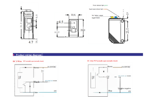LT0F-R300 khuếch tán phản xạ vuông toof Cảm biến laser 3m <span class=keywords><strong>NPN</strong></span> PNP nhà máy CE FCC - Product Image 4