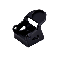 Kustom profesional mesin cnc bagian logam hitam anodized aluminium cnc mesin turning milling bagian untuk motor balap