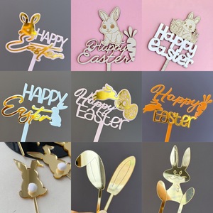 Honey And Sweetness <b>Easter</b> Bunny Cake Decoration Ins Style Plastic Cake Plugin For <b>Easter</b> Party Supplies - Product Image 5