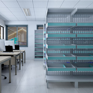 Saiford Hospital Pharmacy Medicine Shelves SFD-898 SFD-898B Cold-<b>Rolled</b> Steel Multi-Functional Display <b>Racks</b> For Clinic Use - Product Image 1