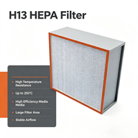Filter Hepa Suhu Tinggi H13 250 Derajat Pemisah Aluminium Baja Tahan Karat Ukuran Khusus Produsen Filter Udara Industri