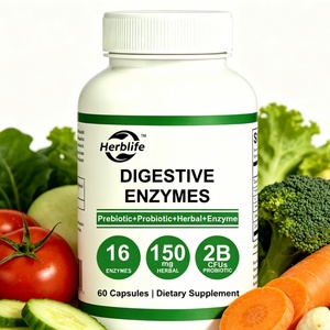 Capsule de Complément Alimentaire en Composé Organique, Enzymes Digestives, Mélange de Probiotiques et Prébiotiques à Base de Plantes, Capsule Dure, Vente en Gros OEM ODM Usine - Product Image 5