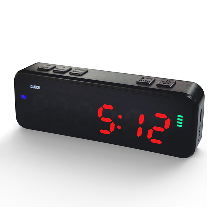 Оптовая продажа, Магнитные Светодиодные цифровые настенные часы Slevio с таймером для спортзала, спортивные часы для спортзала, портативный фитнес