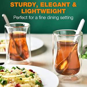 Tazze da tè in vetro chiaro chiaro a doppia parete Tazza da caffè 6 oz con pareti isolate <span class=keywords><strong>bicchieri</strong></span> trasparenti <span class=keywords><strong>per</strong></span> caffè caffè Latte Espresso - Product Image 6