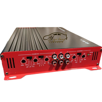Amplificateur audio de voiture 4 canaux haute puissance classe D avec crossovers, sortie maximale 5000W, basses profondes, en stock, ampli stéréo pour voiture